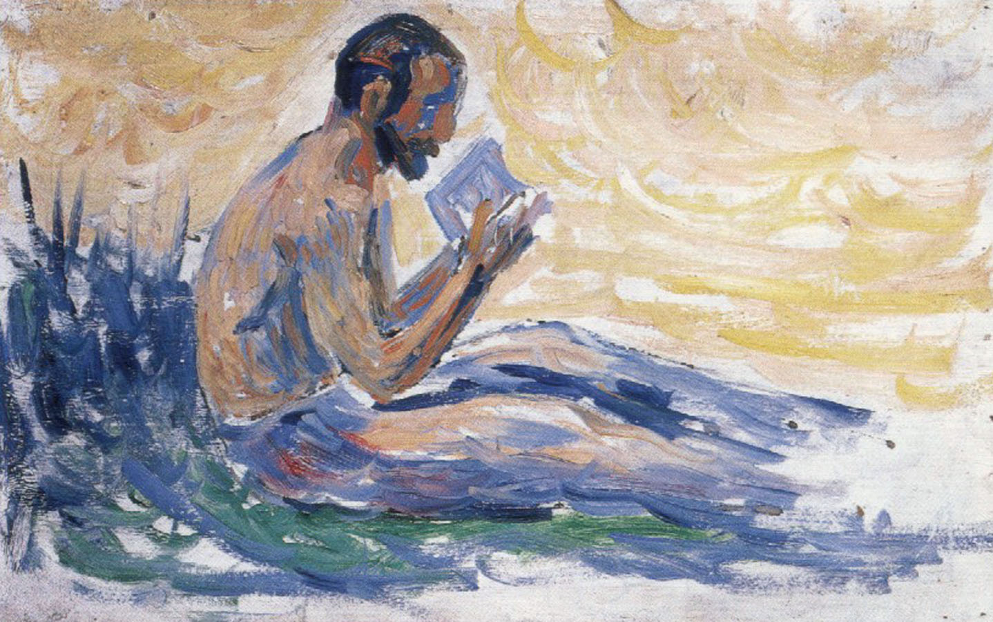 man reading